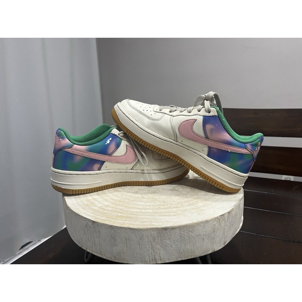 Nike Air Force 1 LV8 3 GS Power of Play Sail Green Pink FJ7540-100 Youth Sz 4.5Y
